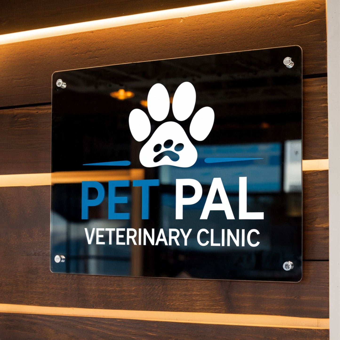Pet Pall veterinary clinic Acrylic Sign