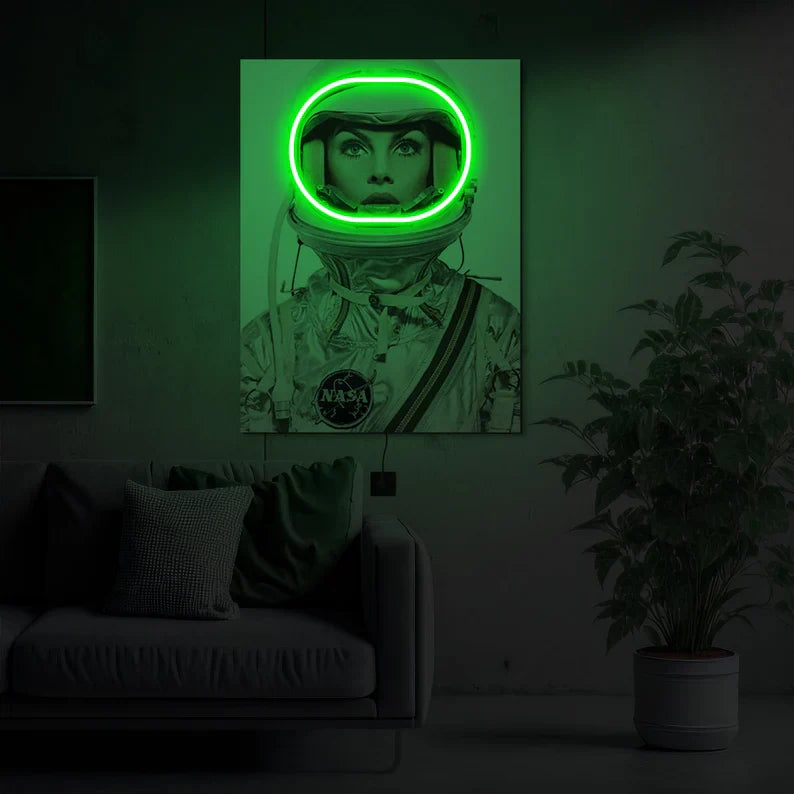 Astronaut neon signs