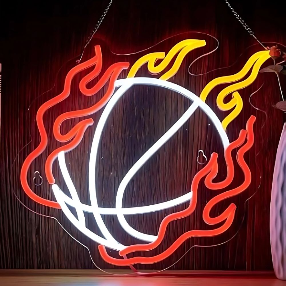 Basketball Neon Light Sign Wall
