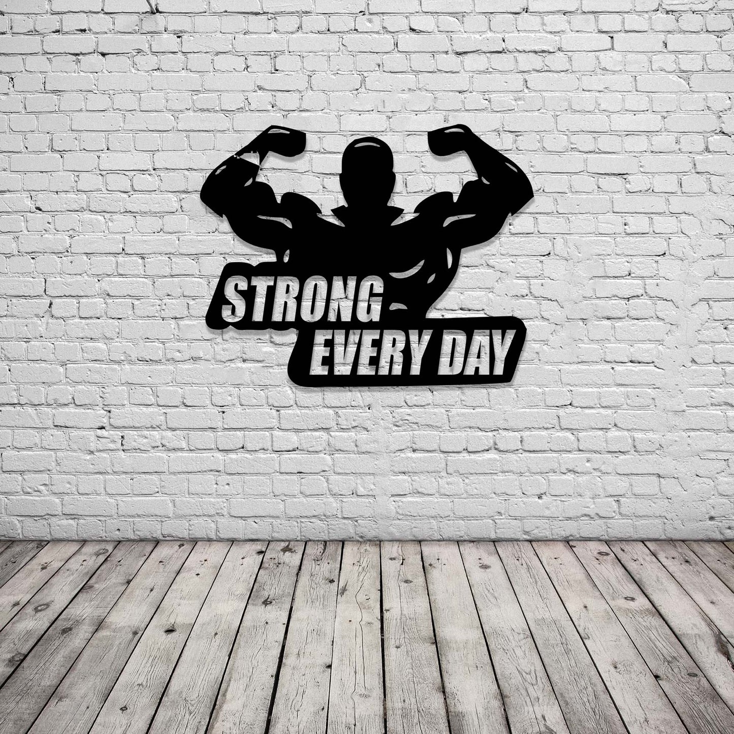 Custom Metal Gym Signs For Wall
