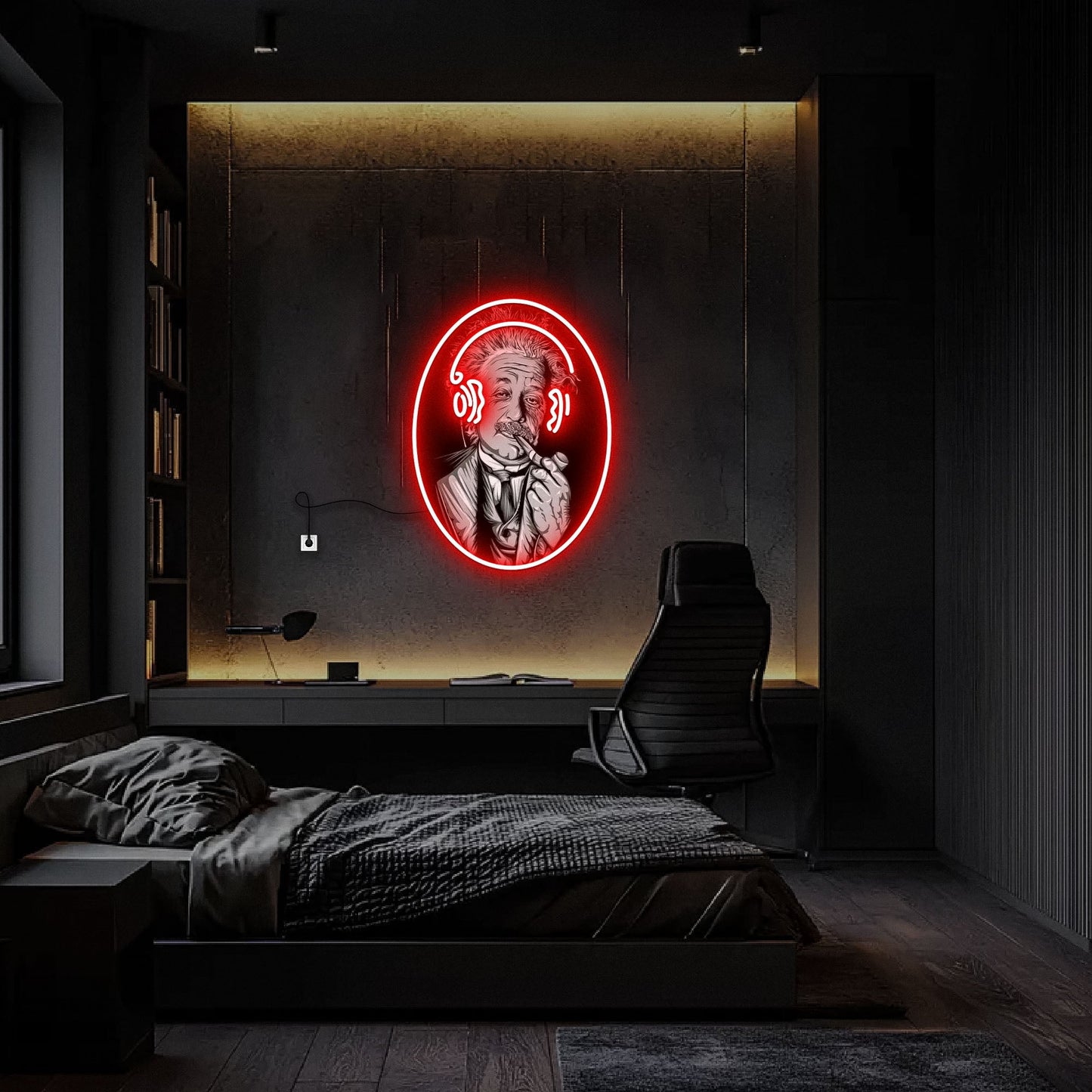 Einstein Neon Sign Room