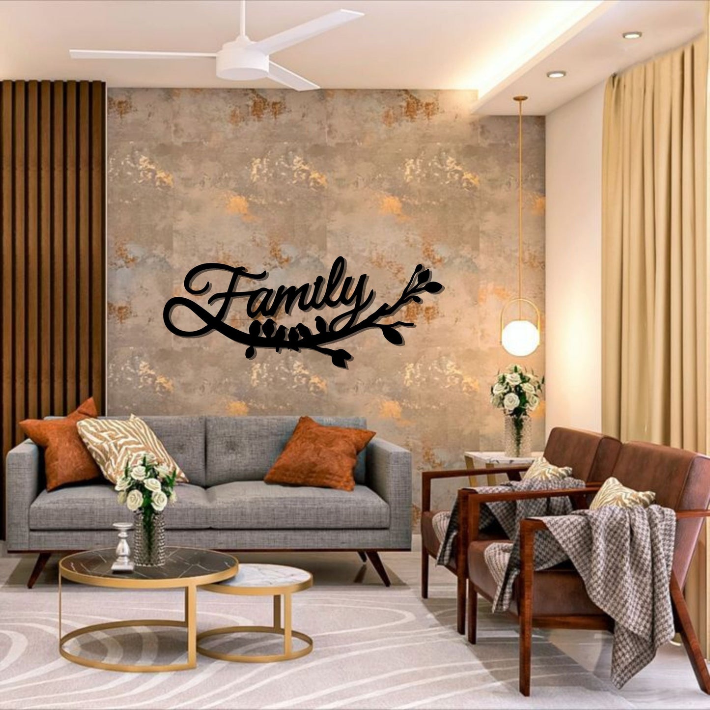 Family Metal Sign for wall