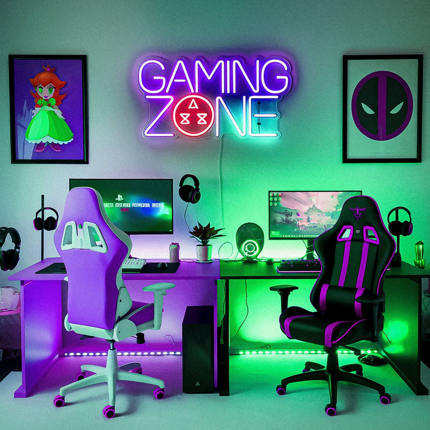 Gaming Zone Neon Sign – LED Light