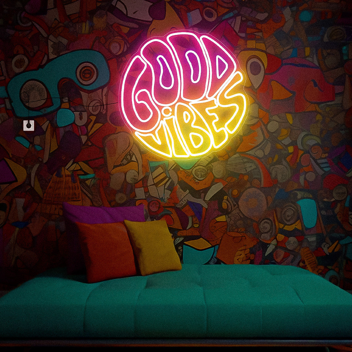 Good Vibes Neon Sign Sweet