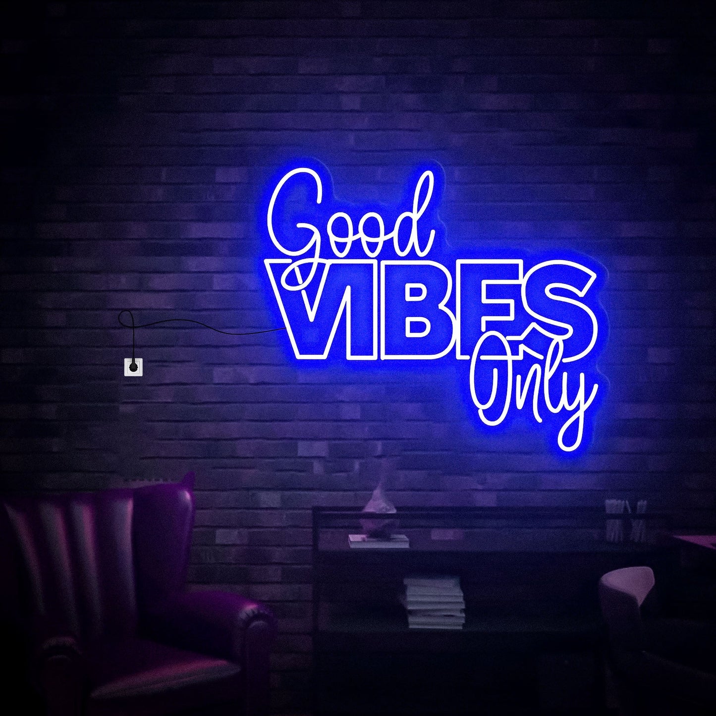 Good Vibes Only Neon Home Decor