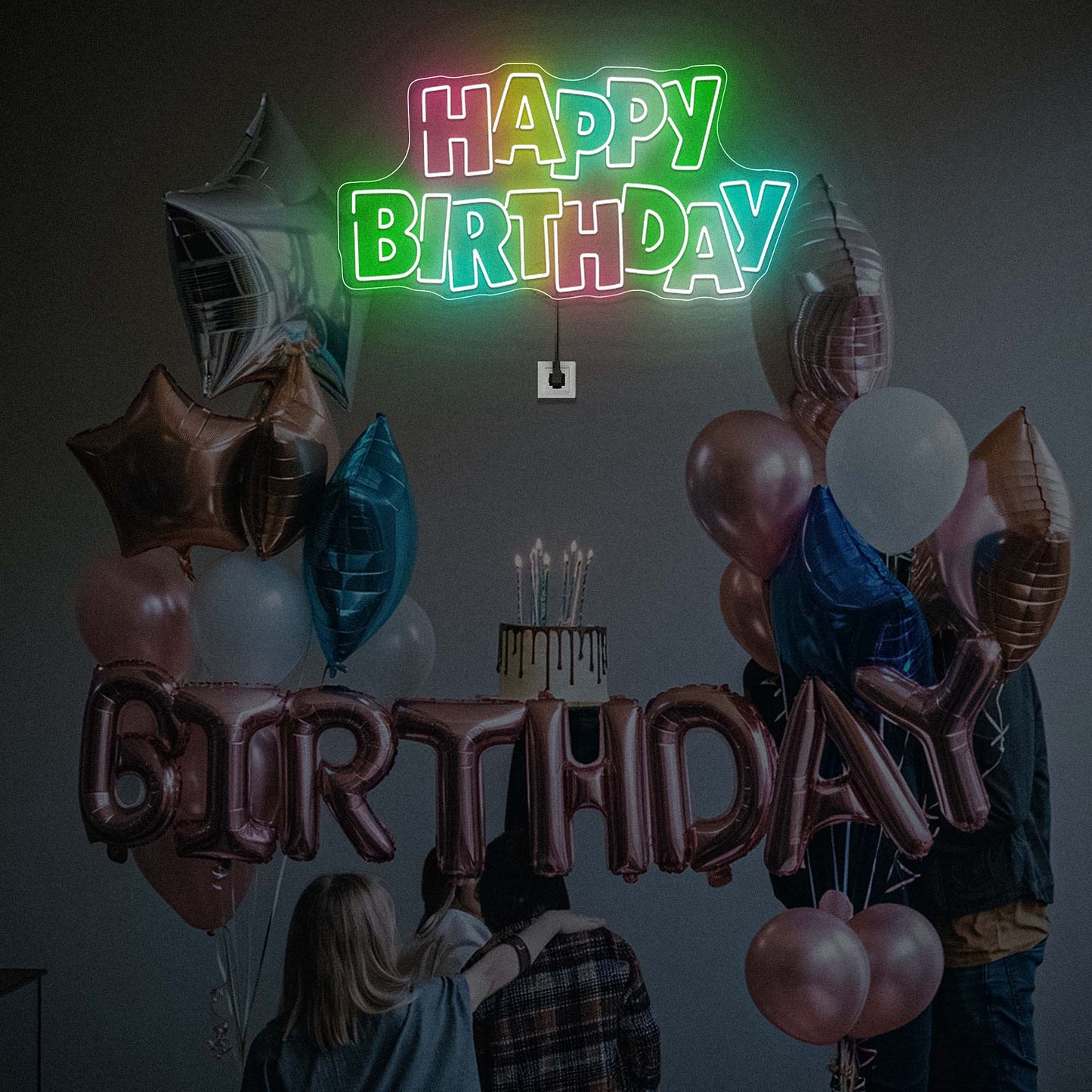 Happy Birthday Neon Signs Party