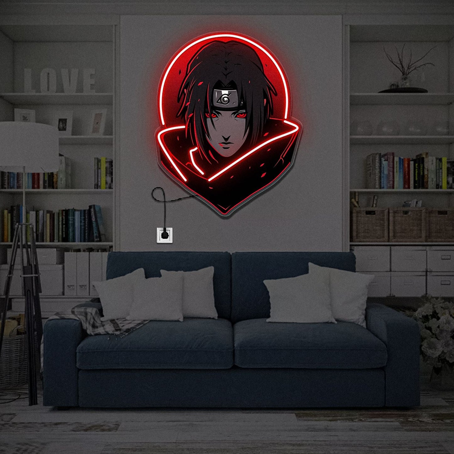 Itachi Neon Sign Wall Decor Home
