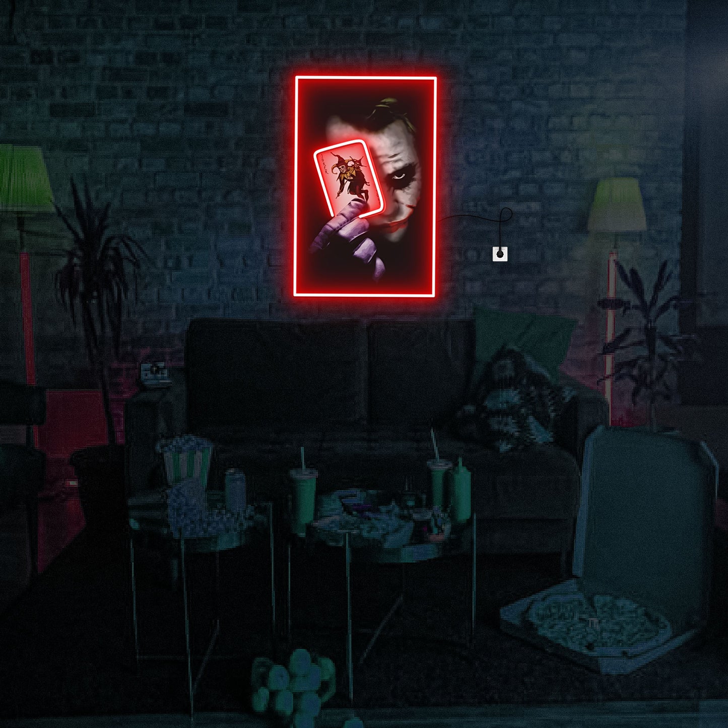 Joker Neon Sign Wall Decor