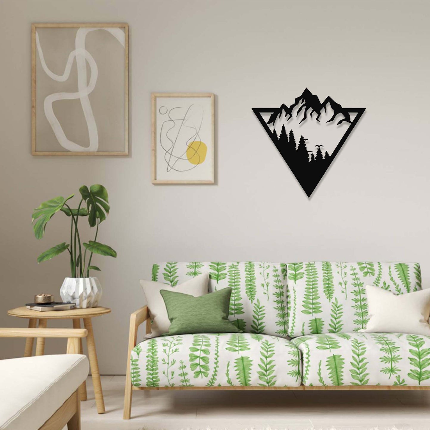 Metal Mountain Wall Art sign For Home