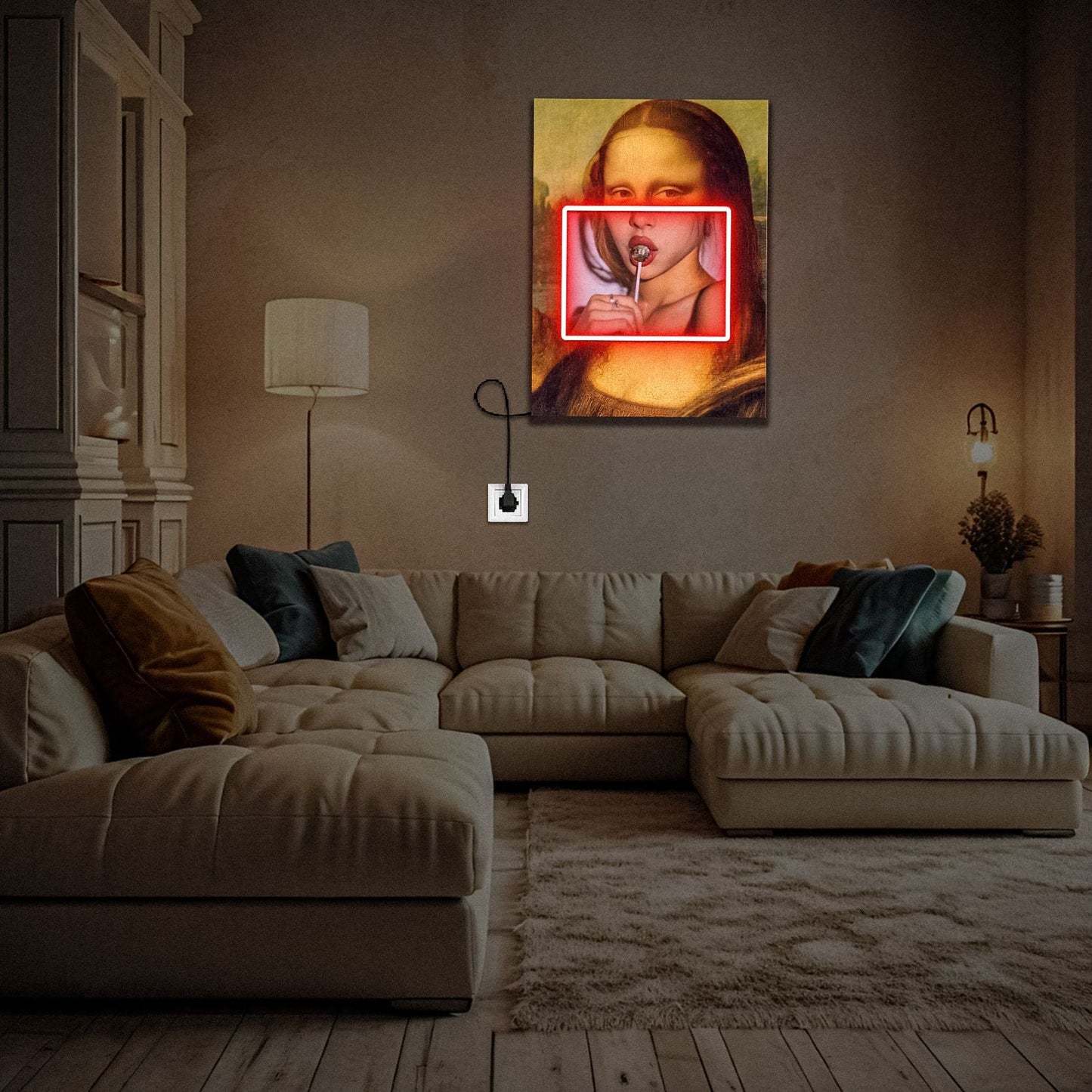 Mona Lisa Neon Sign For Home Decor