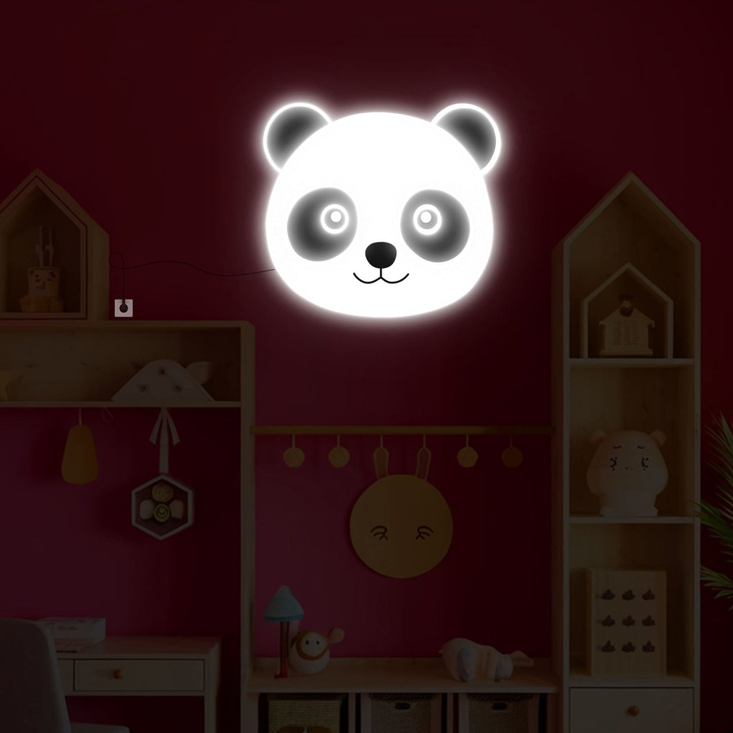 Panda Neon Sign For Home