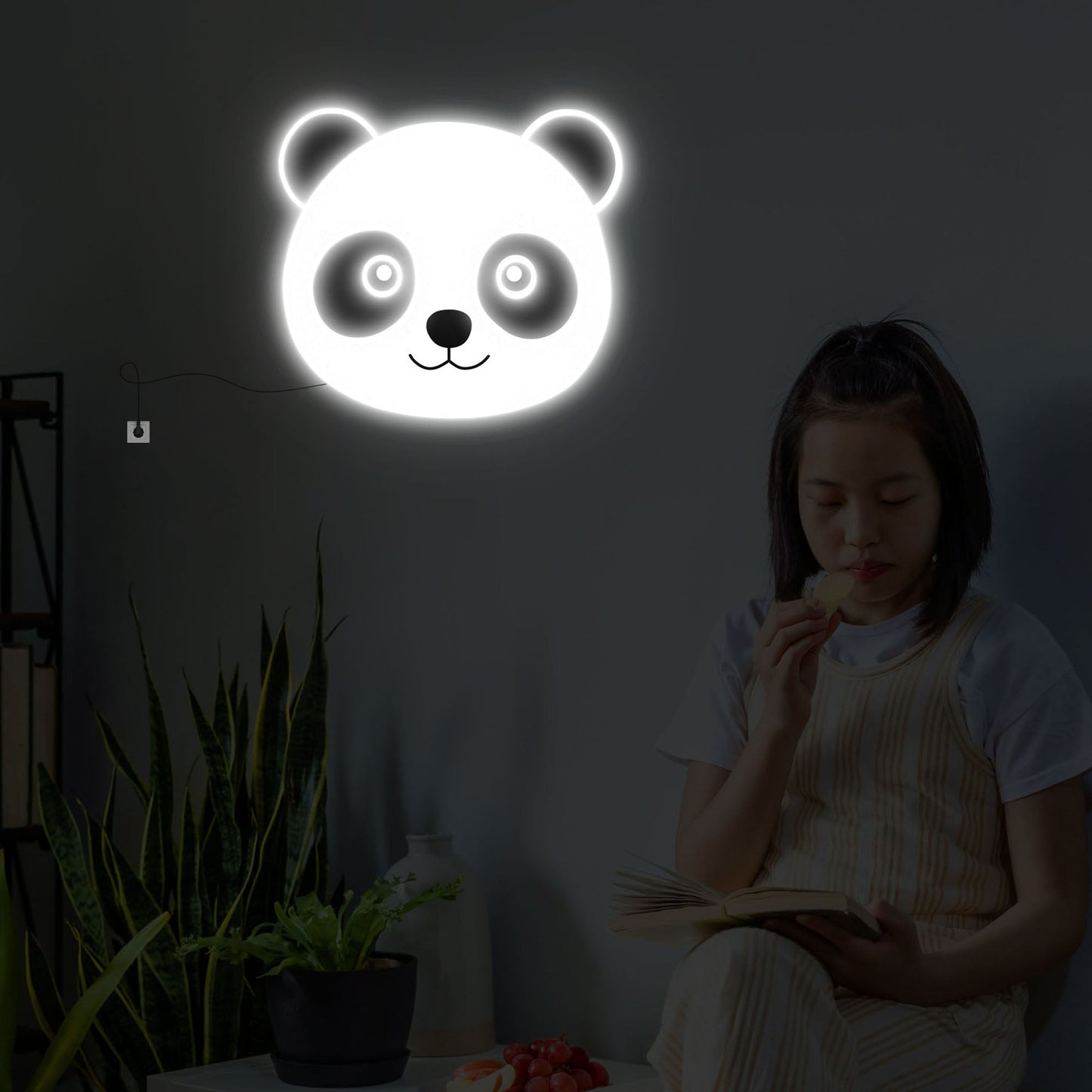 Panda Neon Sign For Wall