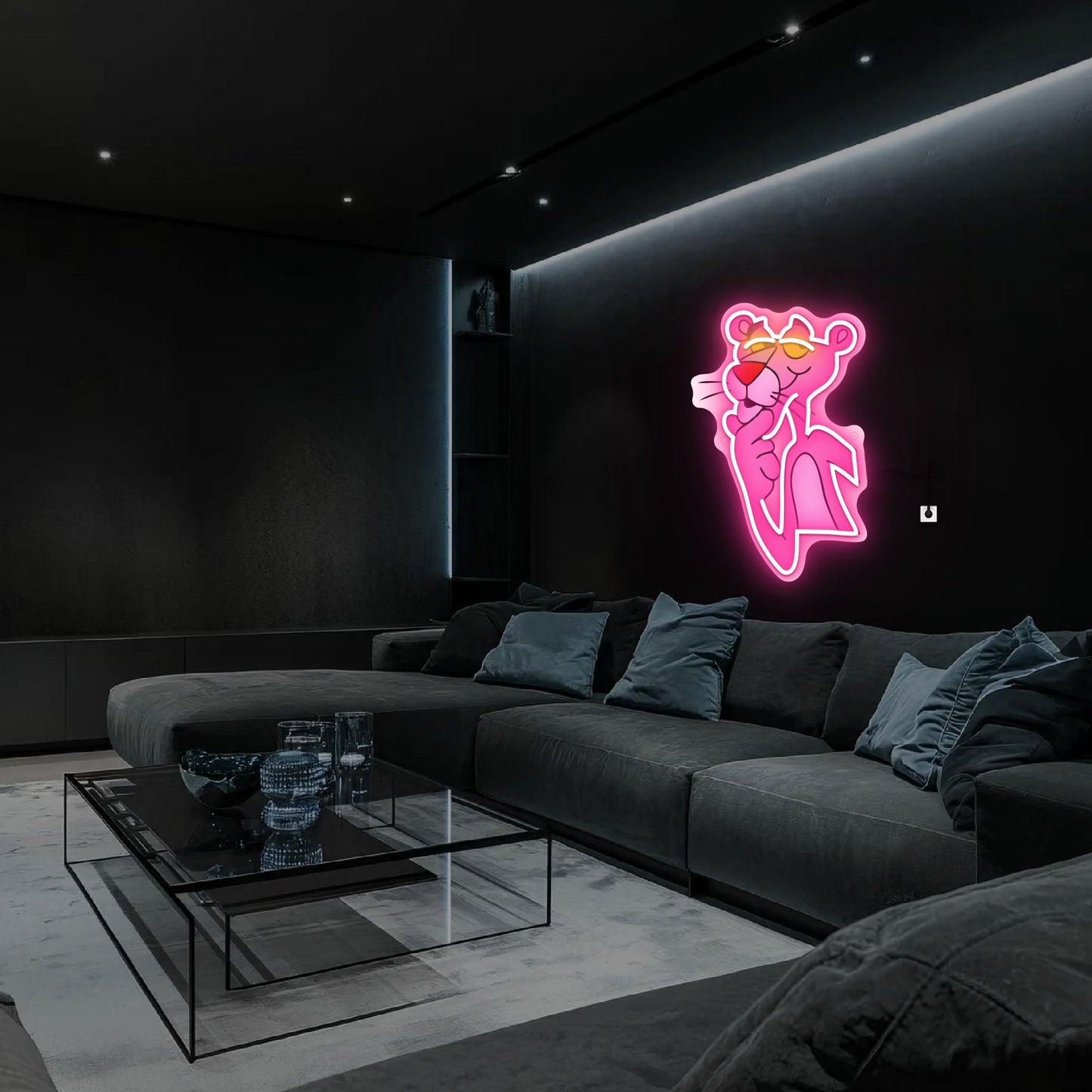 Pink Panther Neon Signs For Wall