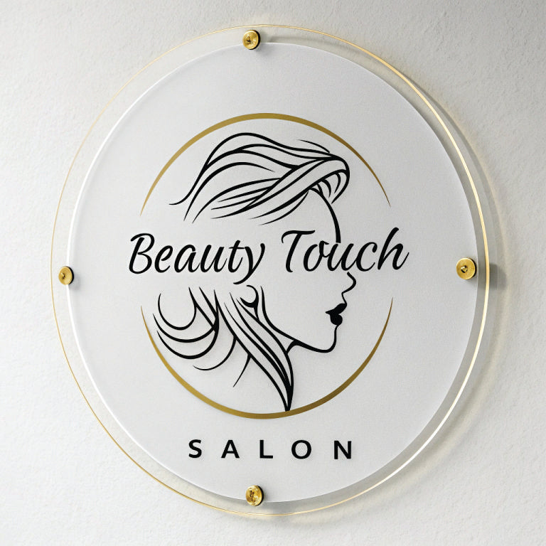 Salon Neon Sign Acrylic Wall