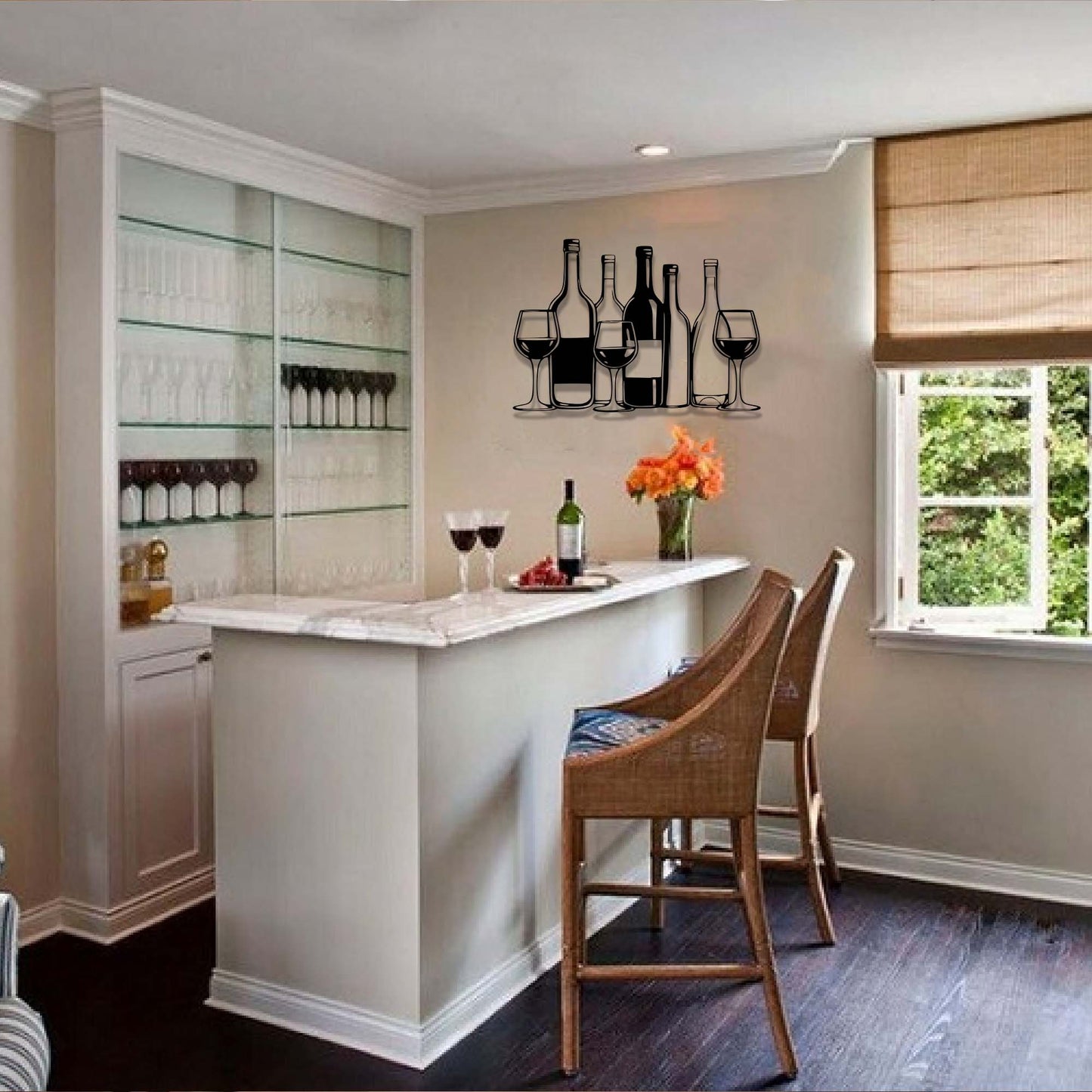 Wine Bottle Wall Art Decor For Room