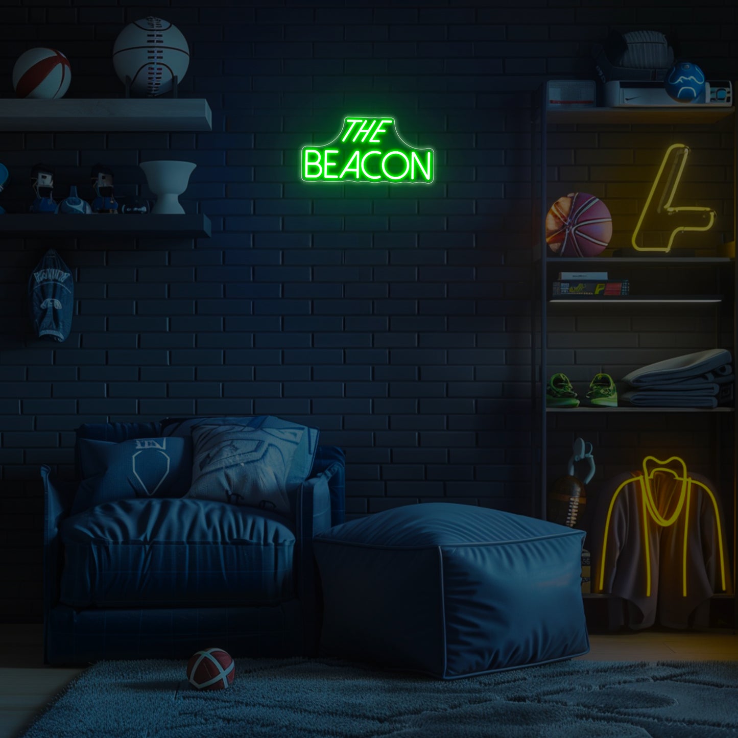 Custom Neon Sign - THE BEACON