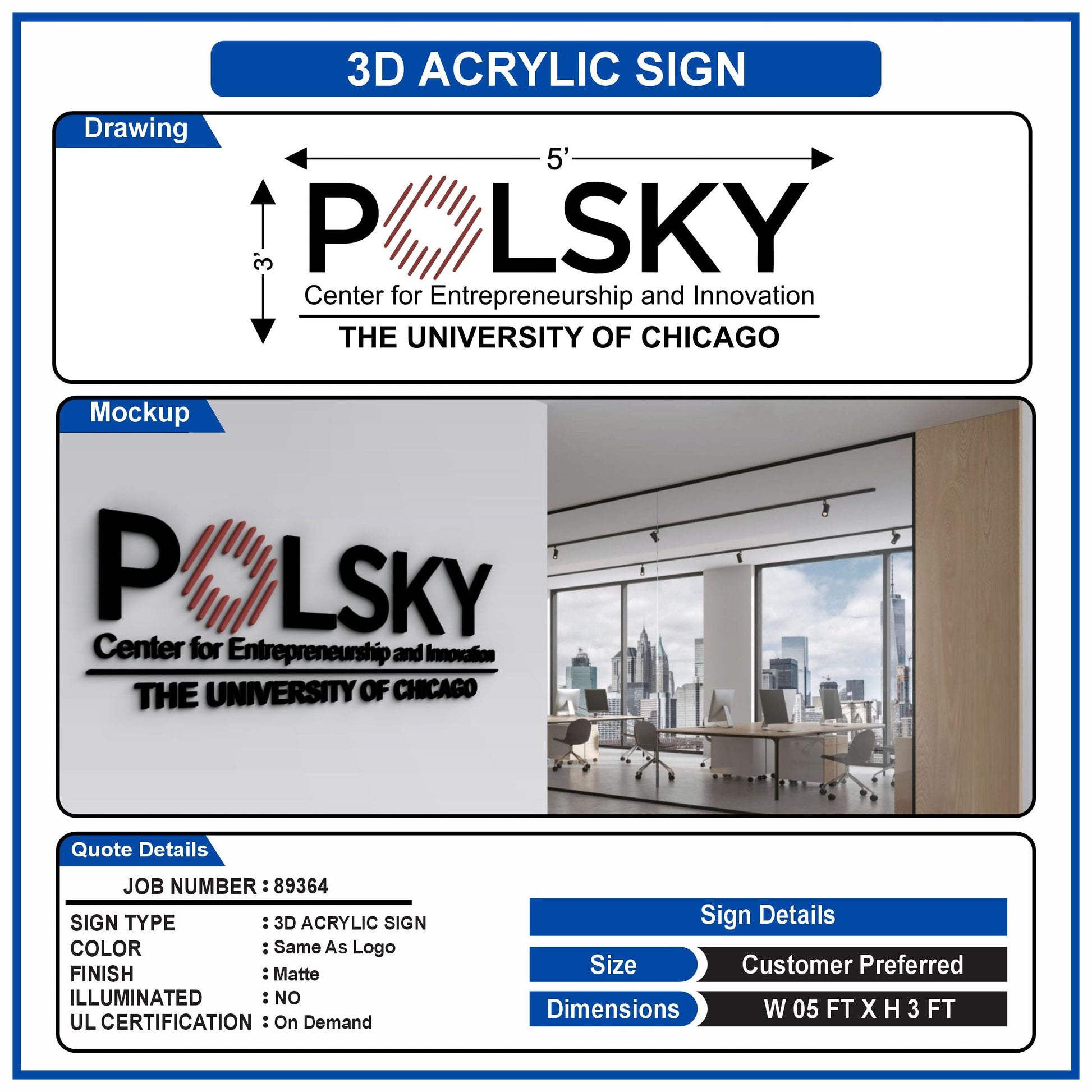 Custom Signs For Business Acrylic Sign - Neonsnest.com