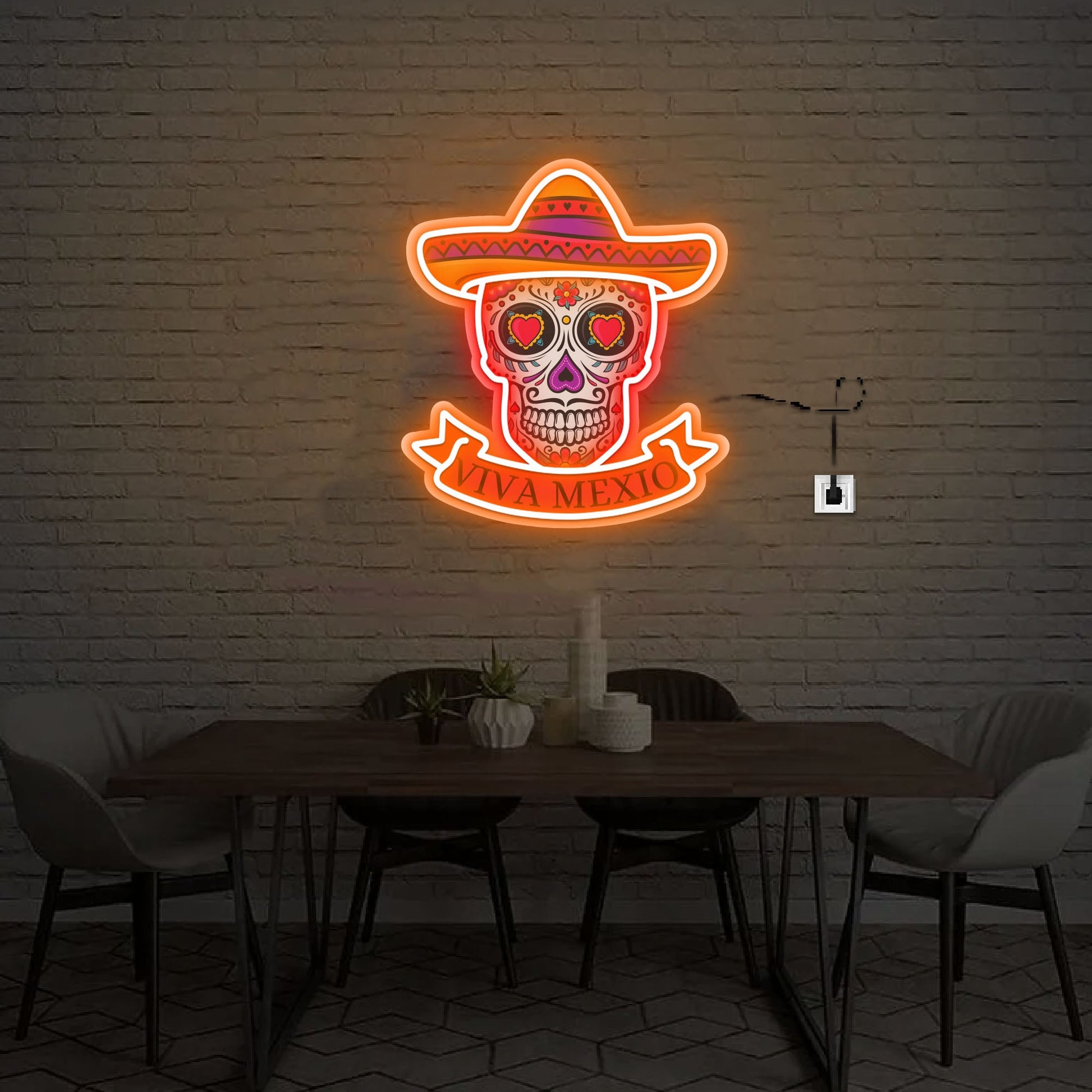 Viva Mexico Neon UV Sign - Neonsnest.com