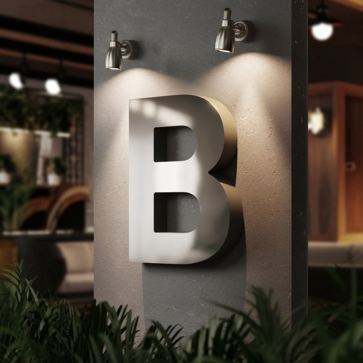 3D Metal Letters 