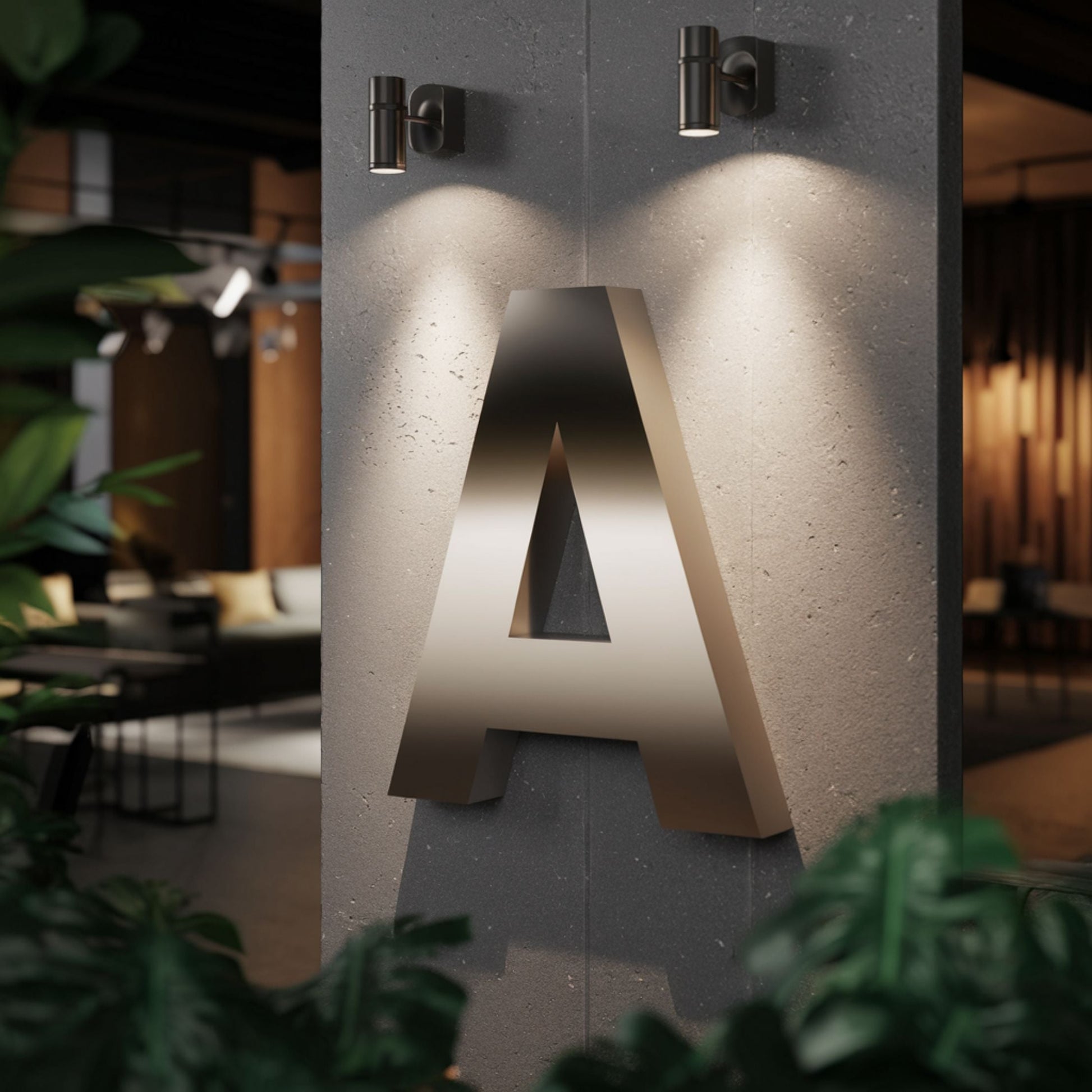 3D Metal Letters