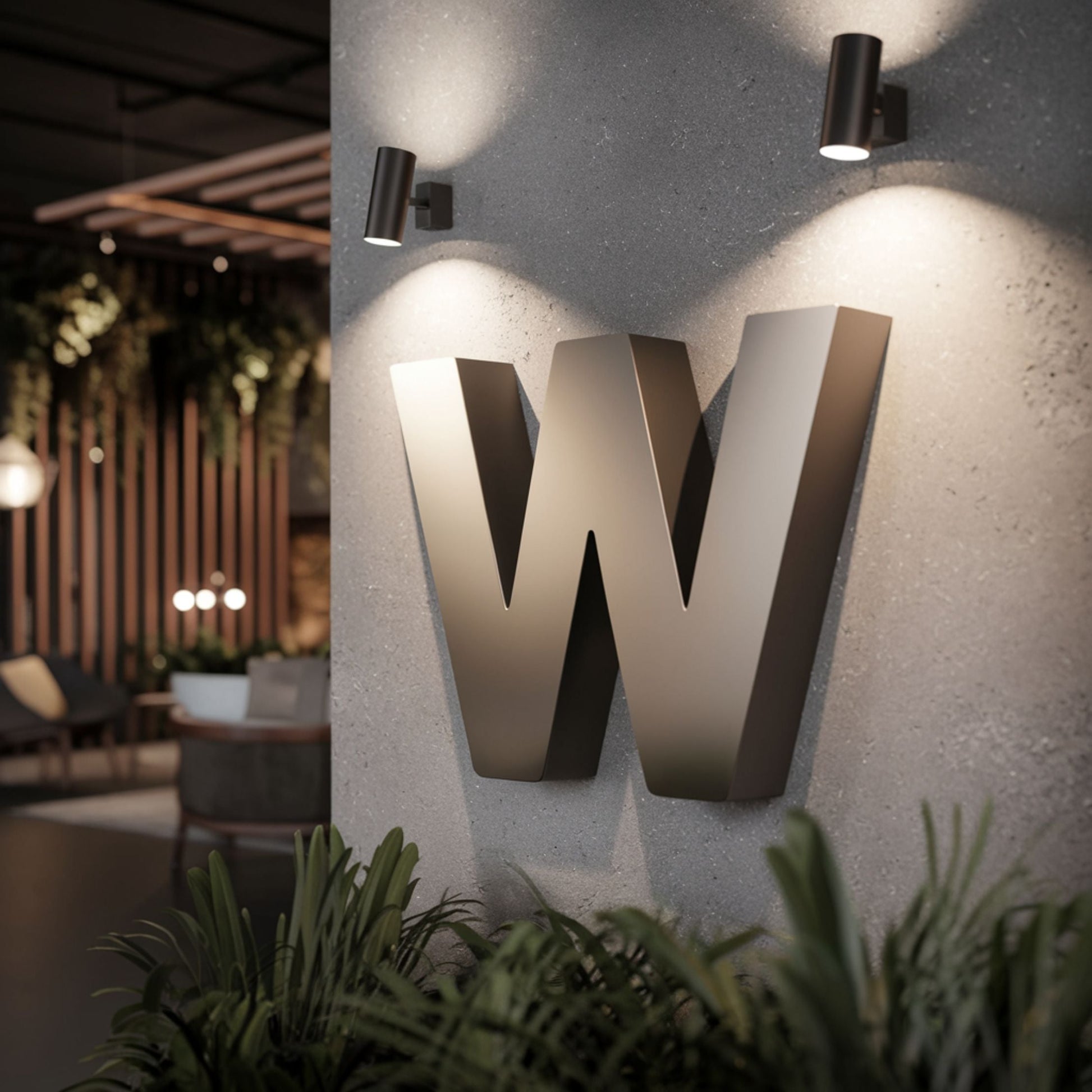 3D Metal Letters For Wall