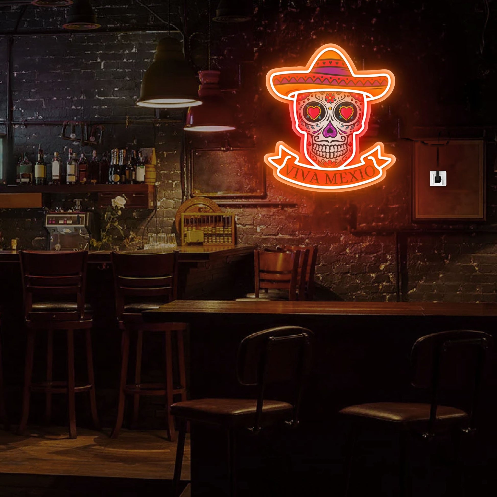 Viva Mexico Neon UV Sign - Neonsnest.com