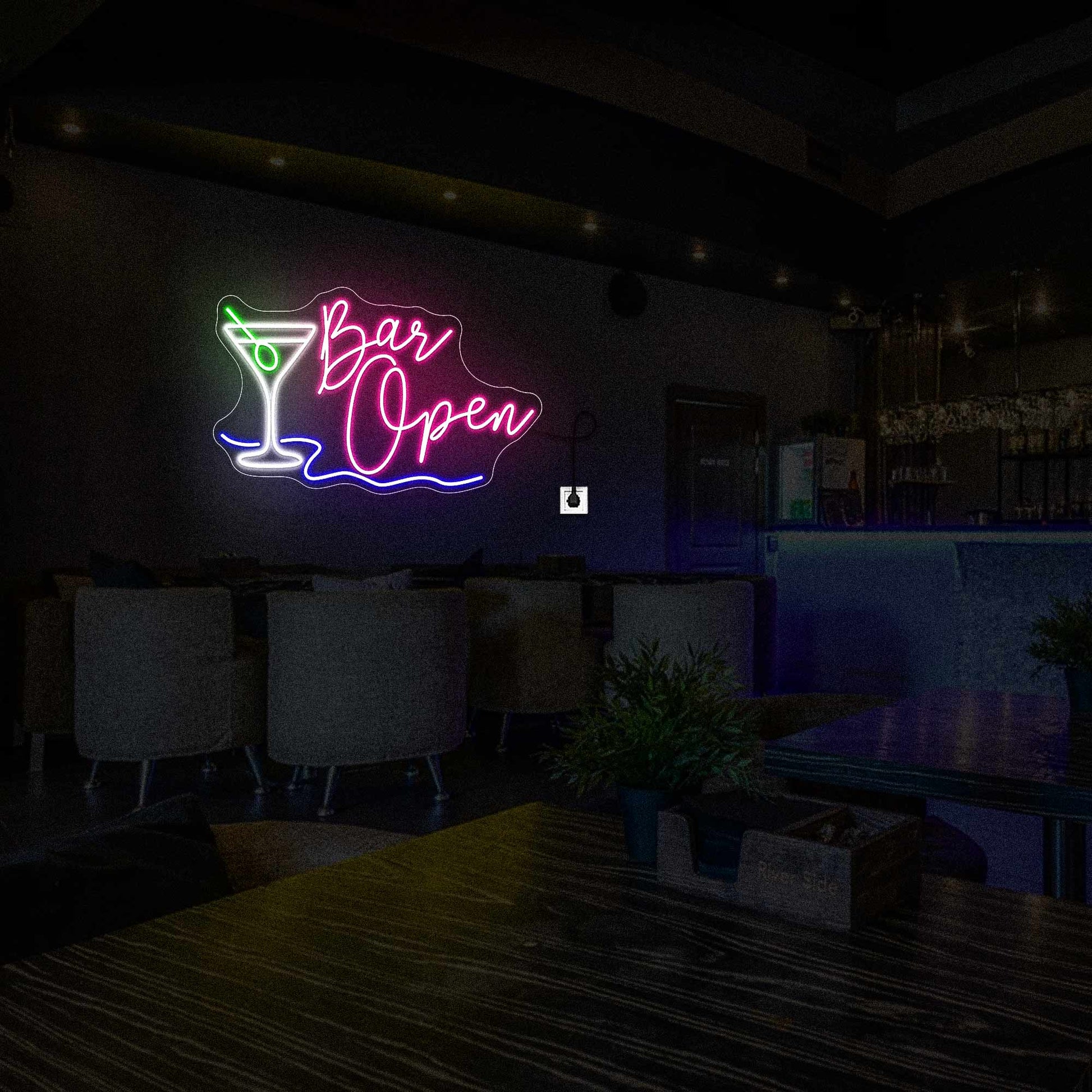 Bar Open Neon Sign - Neonsnest.com