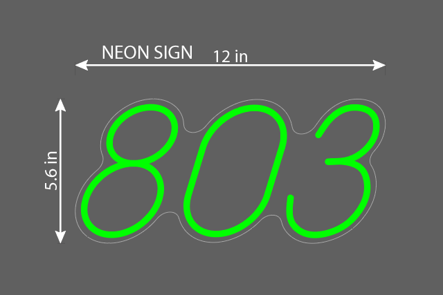 803 Neon Sign