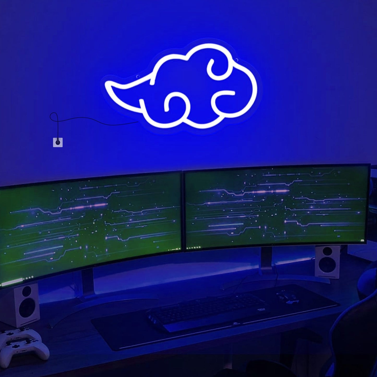Akatsuki Cloud Neon Signs Walls