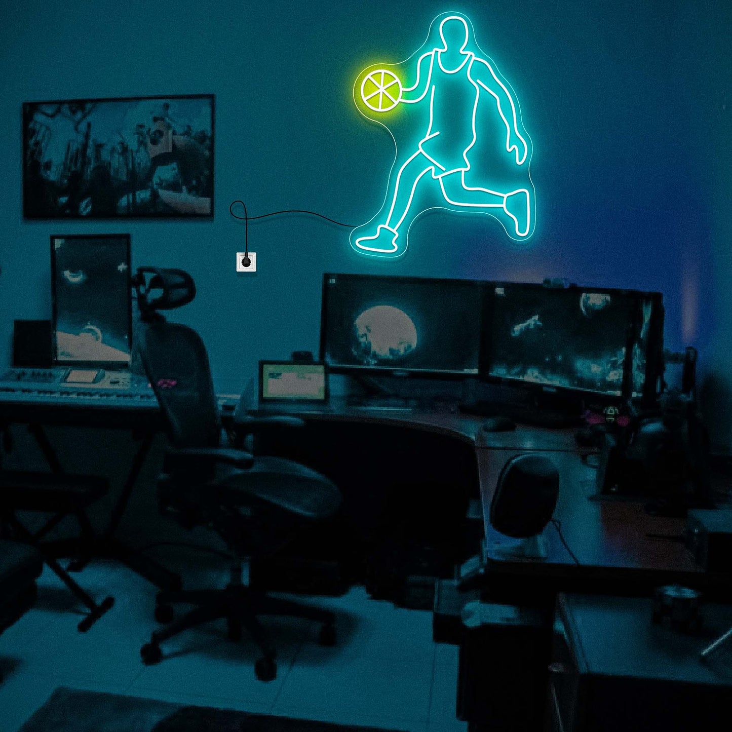 Basketball Neon Signs Wall