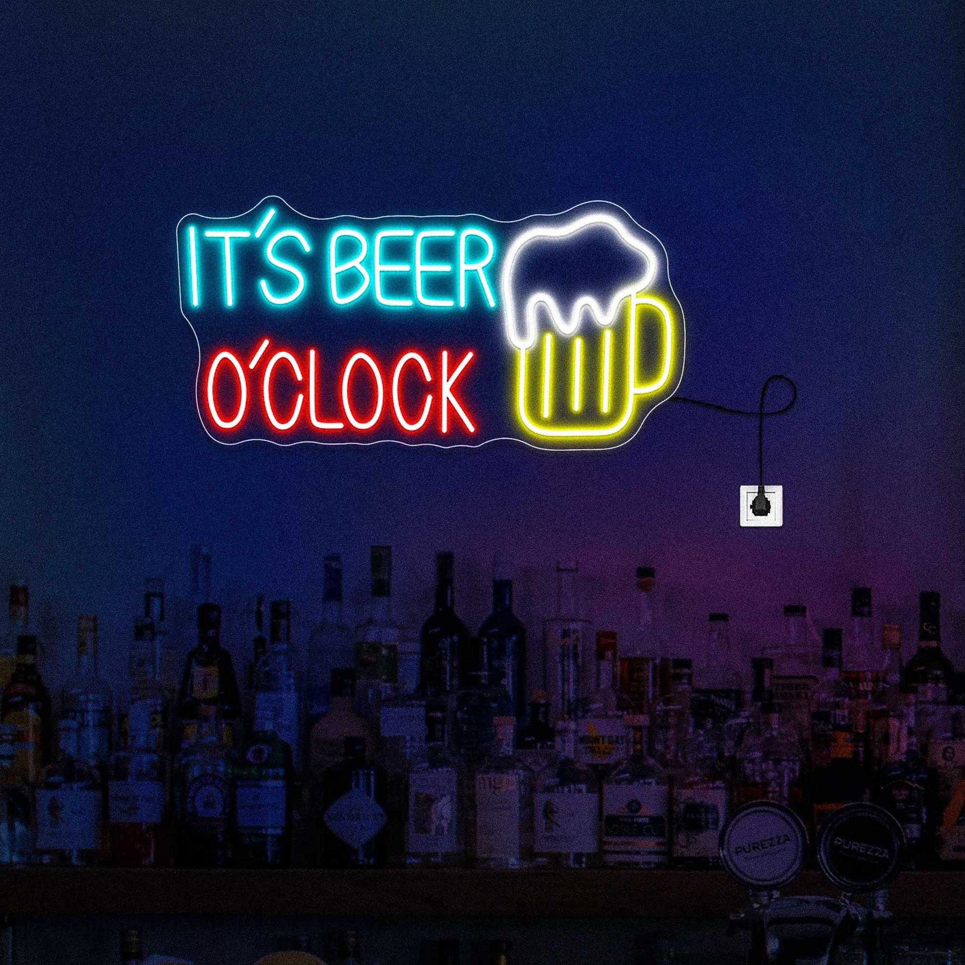 Beer O’Clock Neon Sign