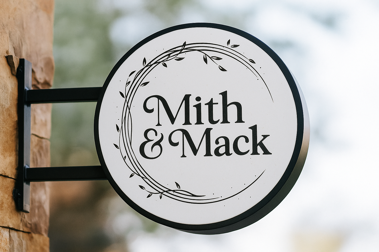 Custom lightbox sign used for business display