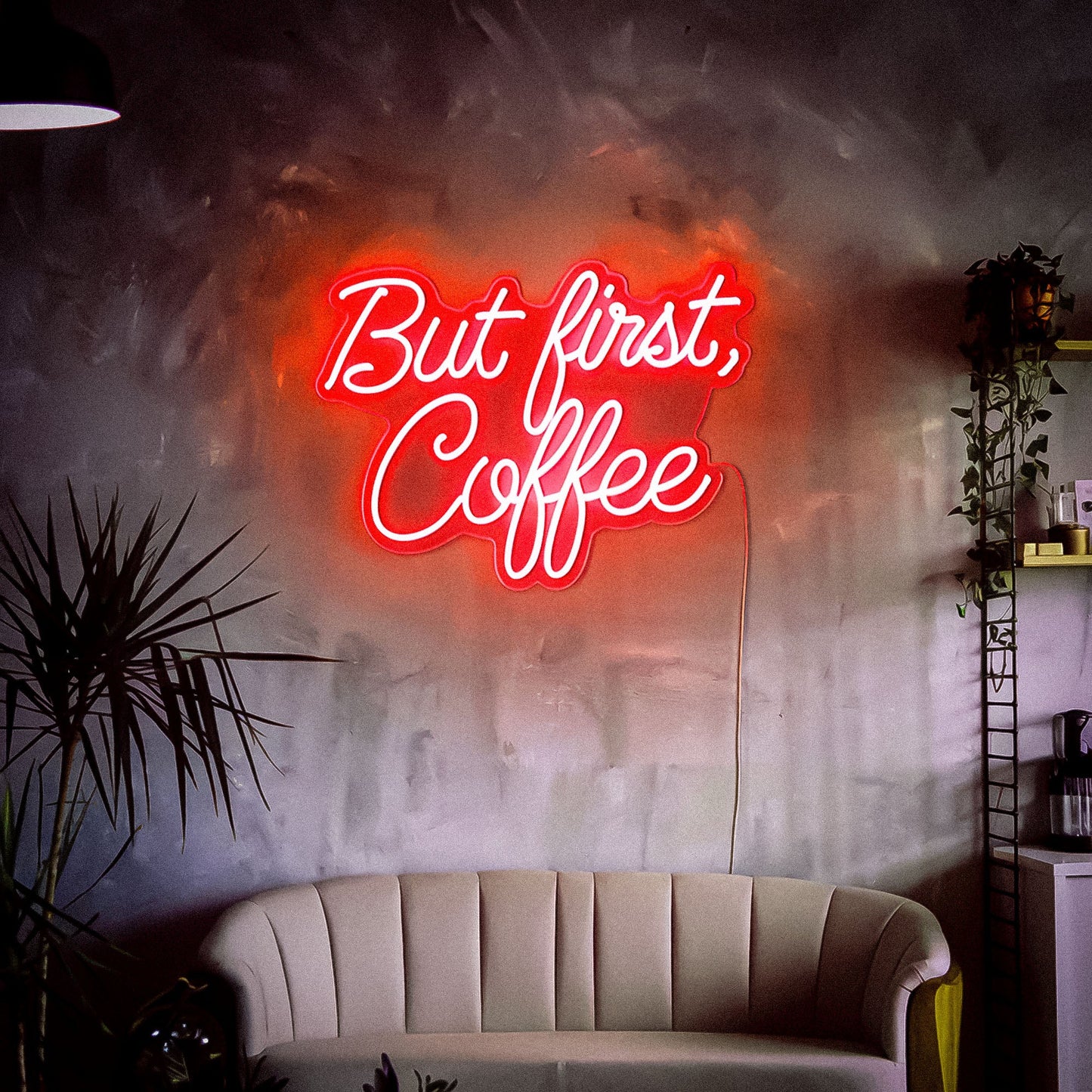 But First Coffee Neon Sign Home 
