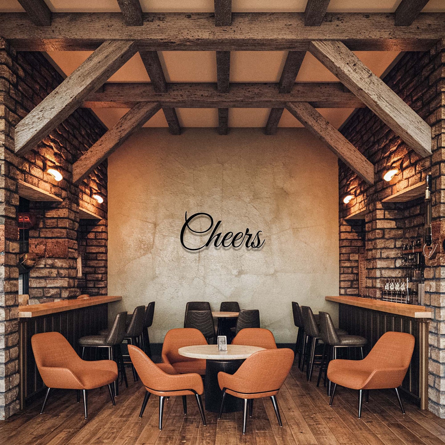 Cheers Metal Sign Wall