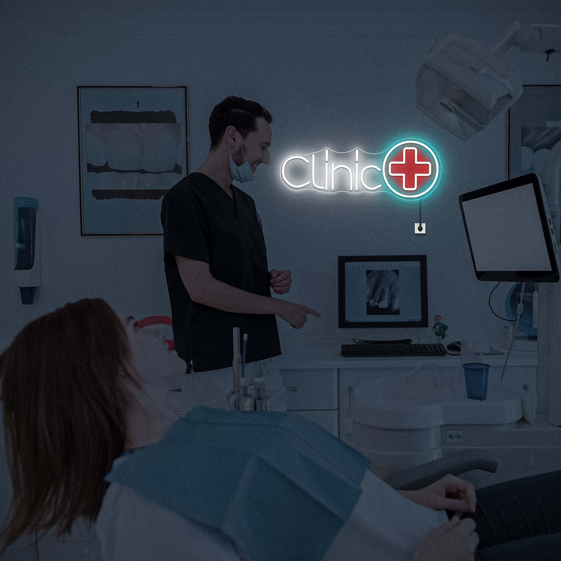 Clinic neon signs