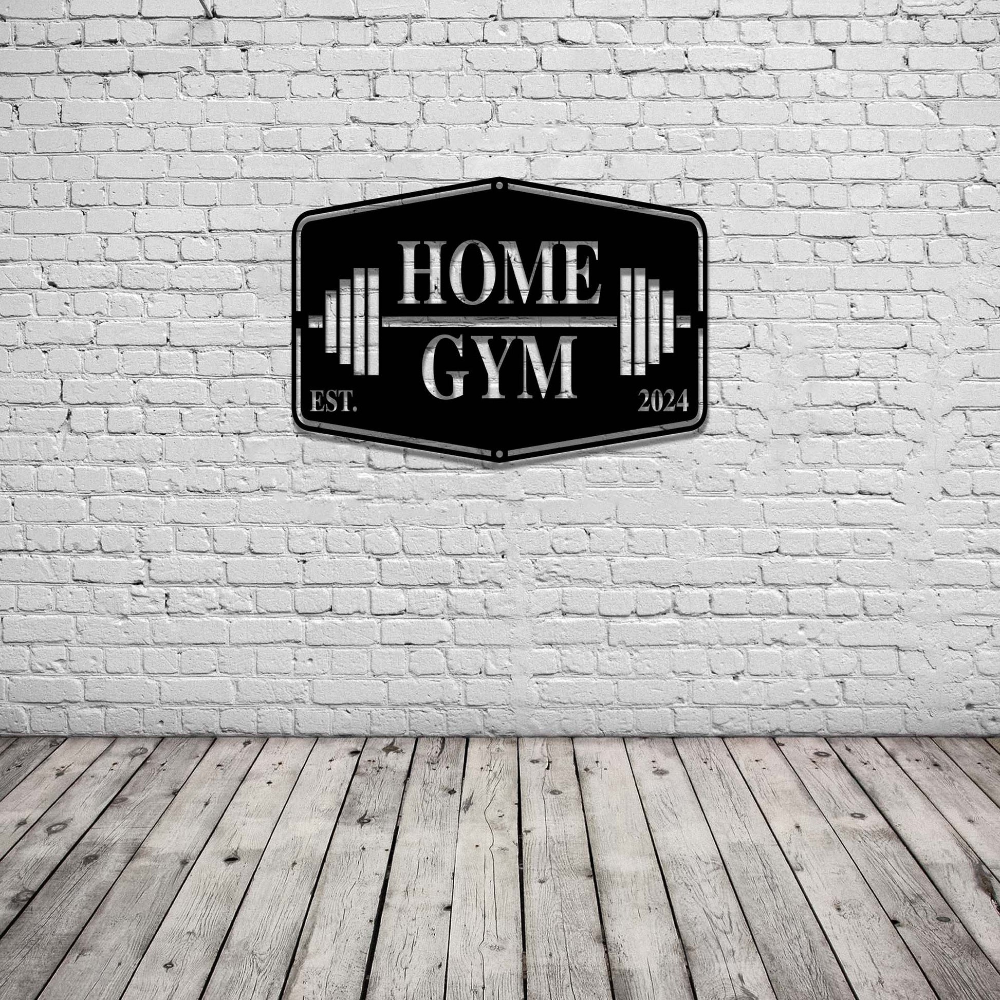 Custom Home Gym Signs For Wall Decor 