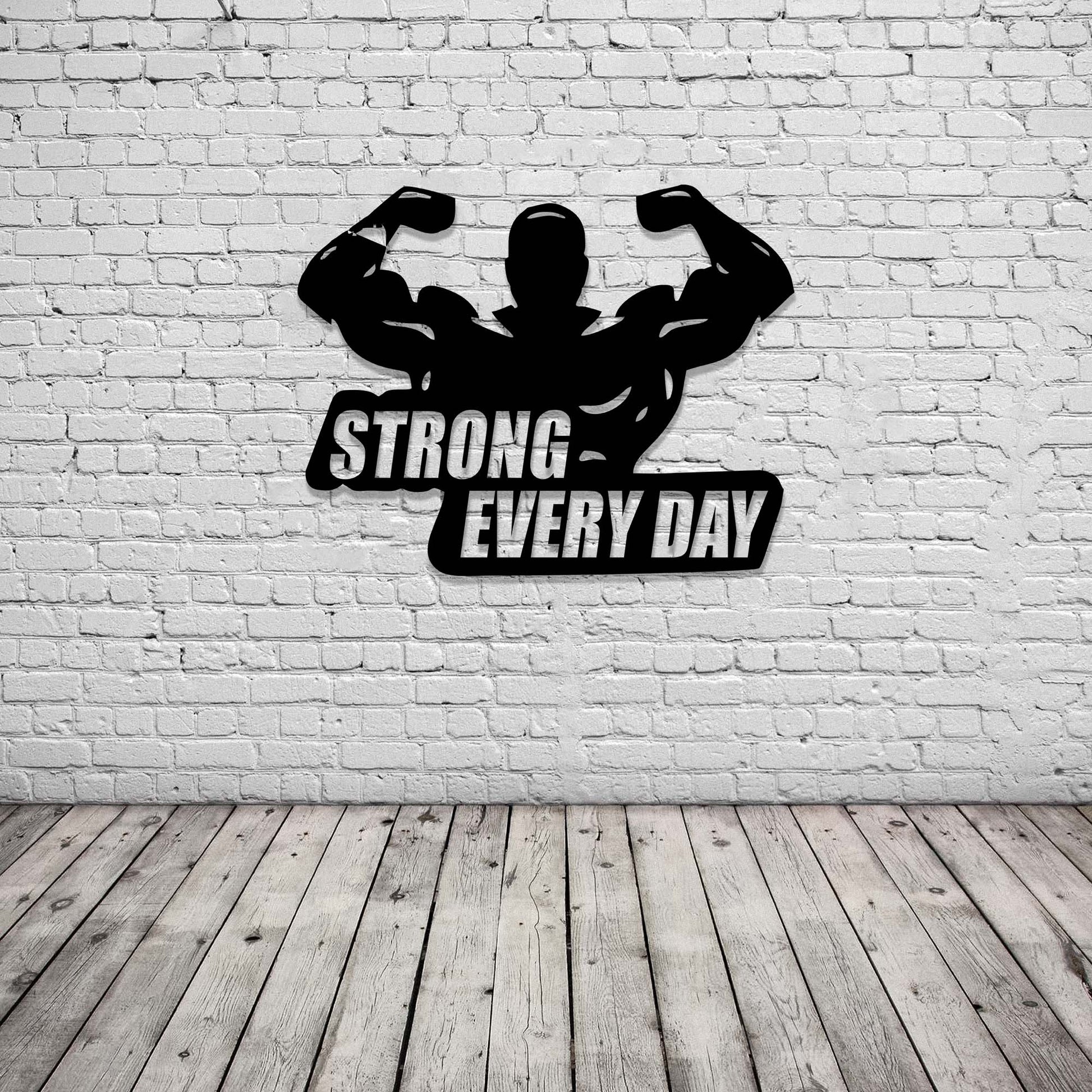 Custom Metal Gym Signs For Wall