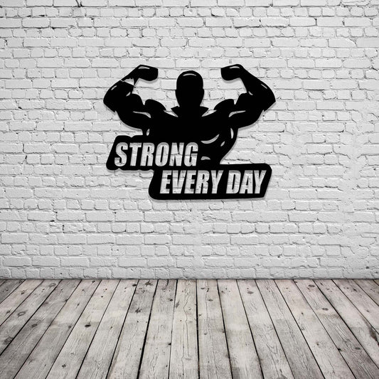 Custom Metal Gym Signs For Wall