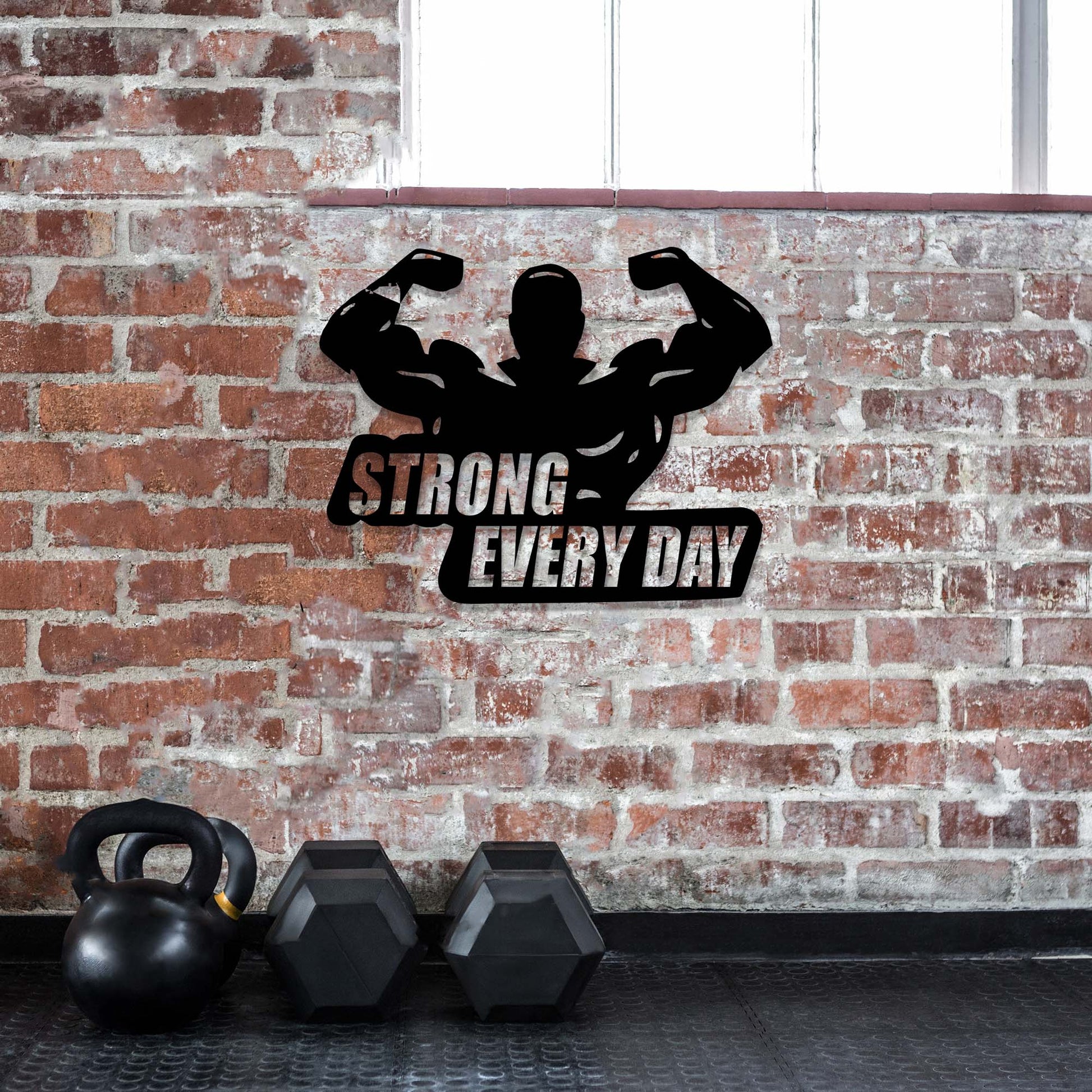 Custom Metal Gym Signs Motivational