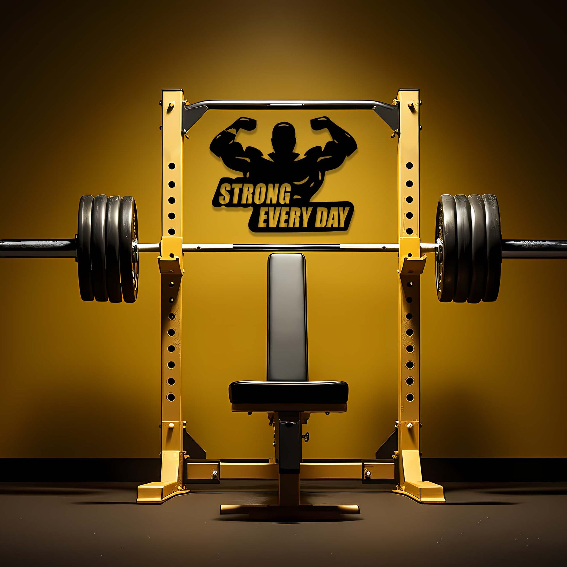 Custom Metal Gym Signs Wall Decor