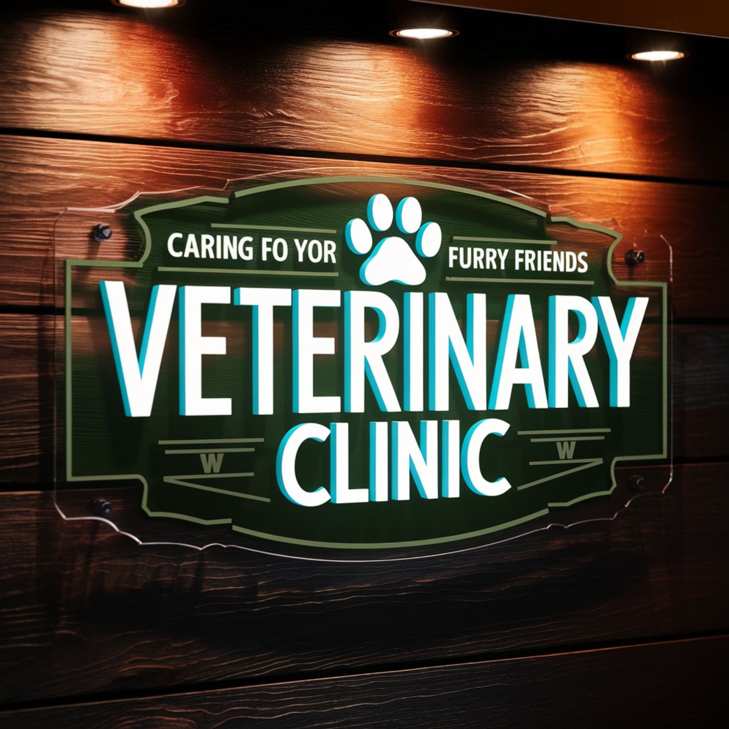Custom Printed Wall Acrylic Signs 