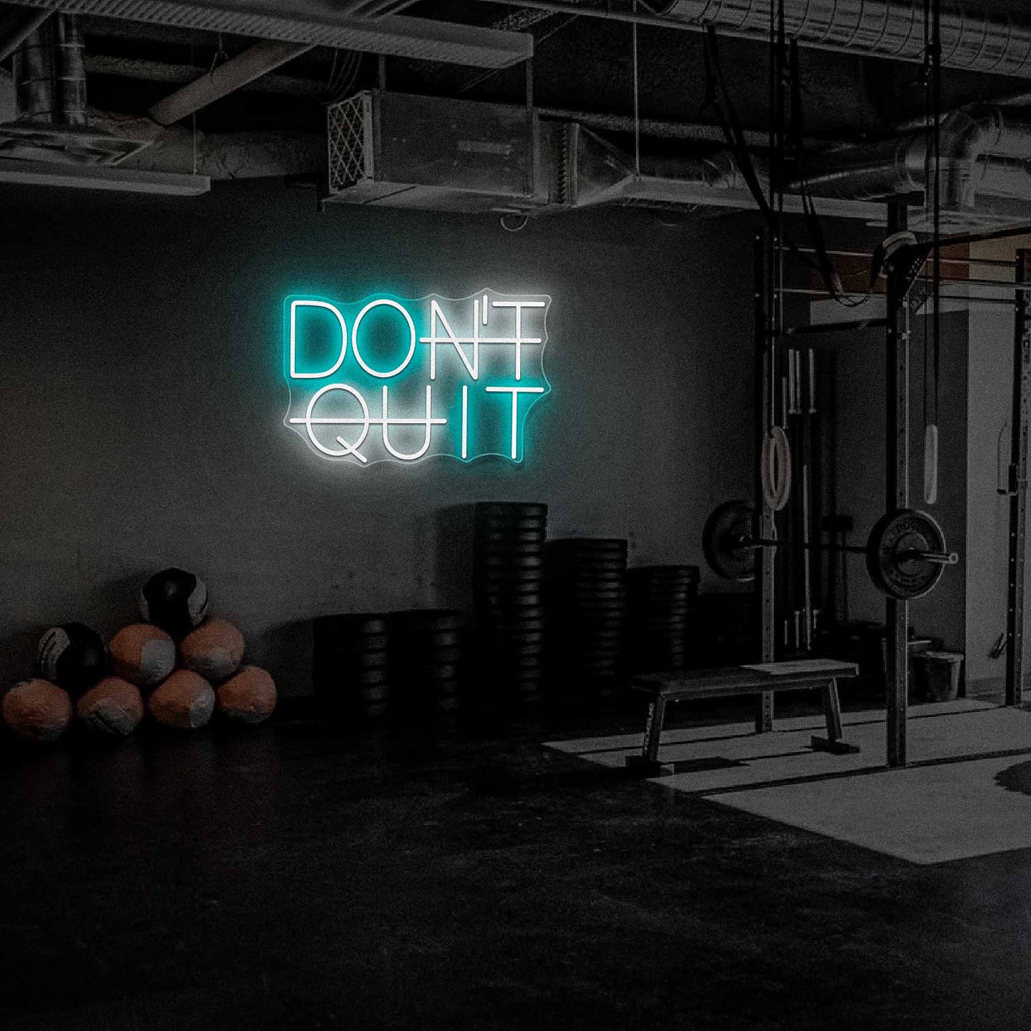Don't Quit Neon Sign Custom Sign Wall
