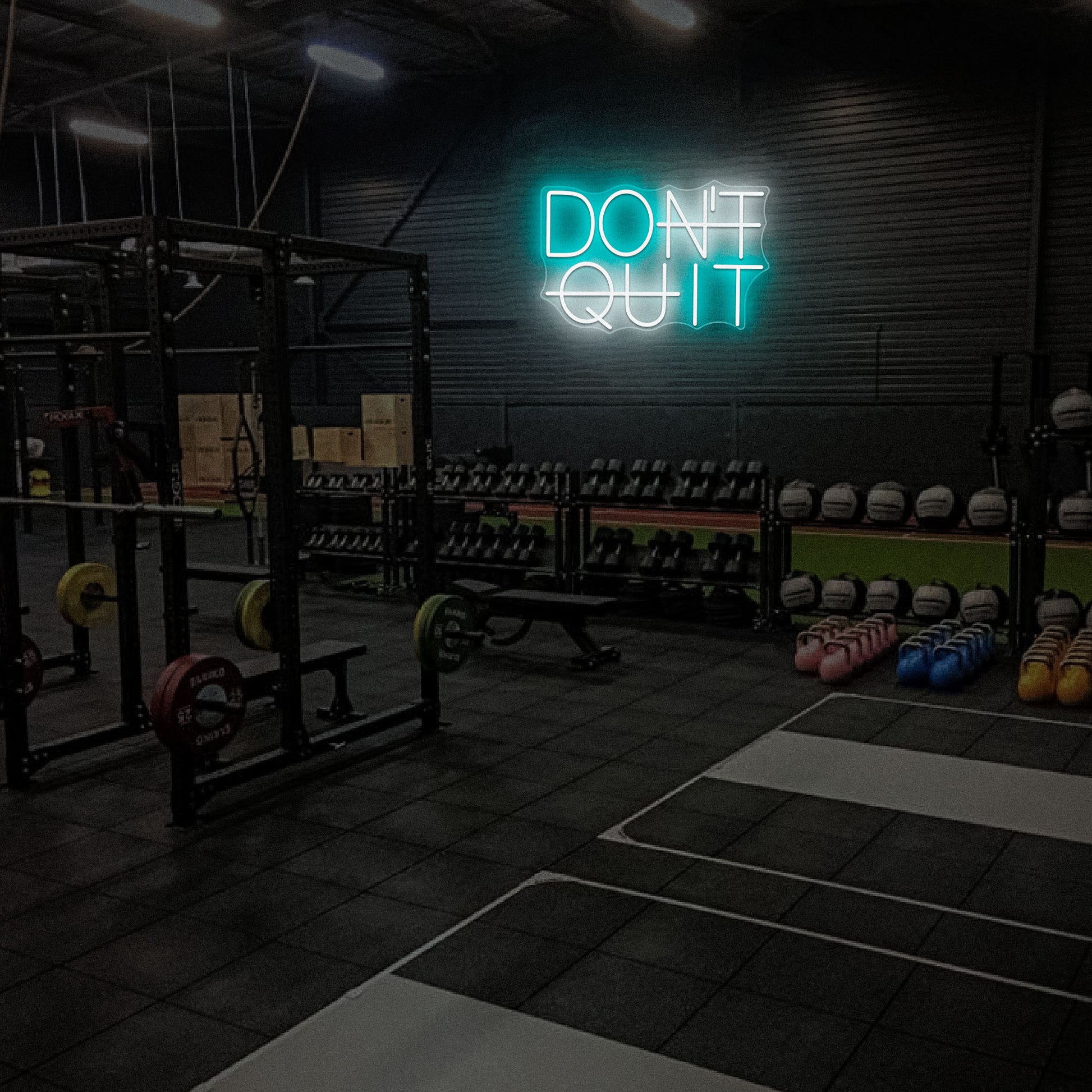 Don't Quit Neon Sign Custom Wall Decor 