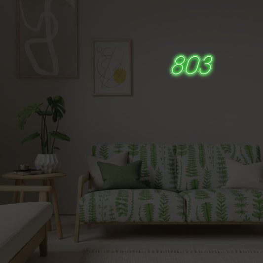 803 Neon Sign