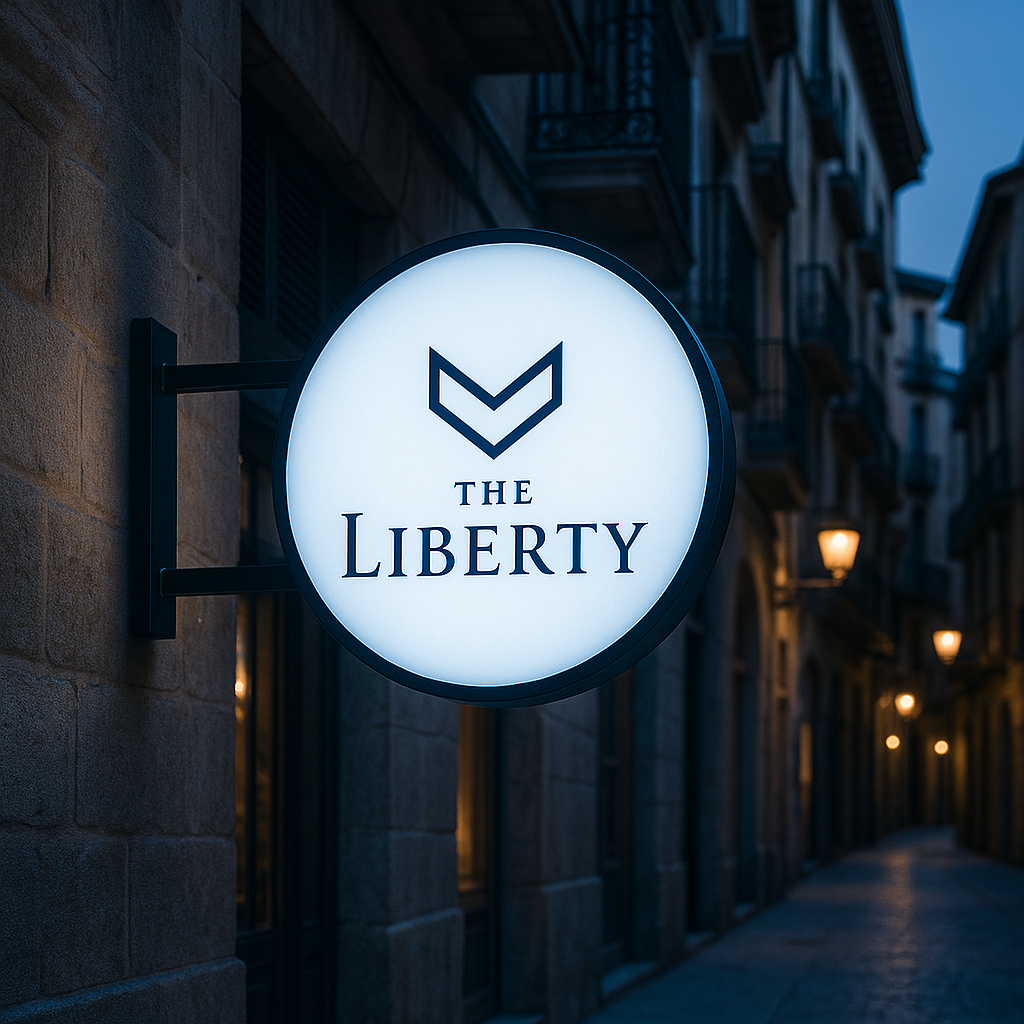 Interior custom Lightbox Sign