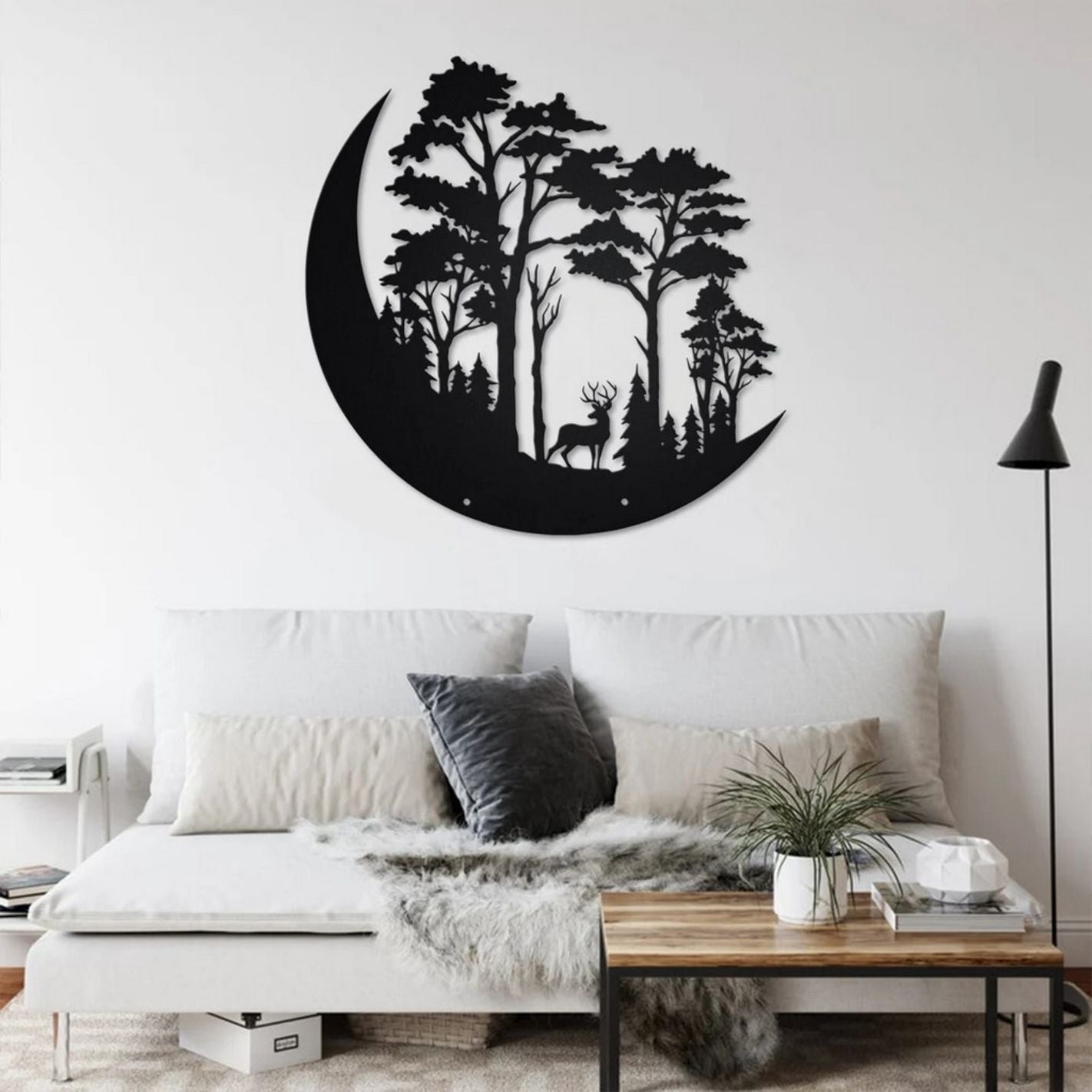 Forest Deer metal wall arts for Home 