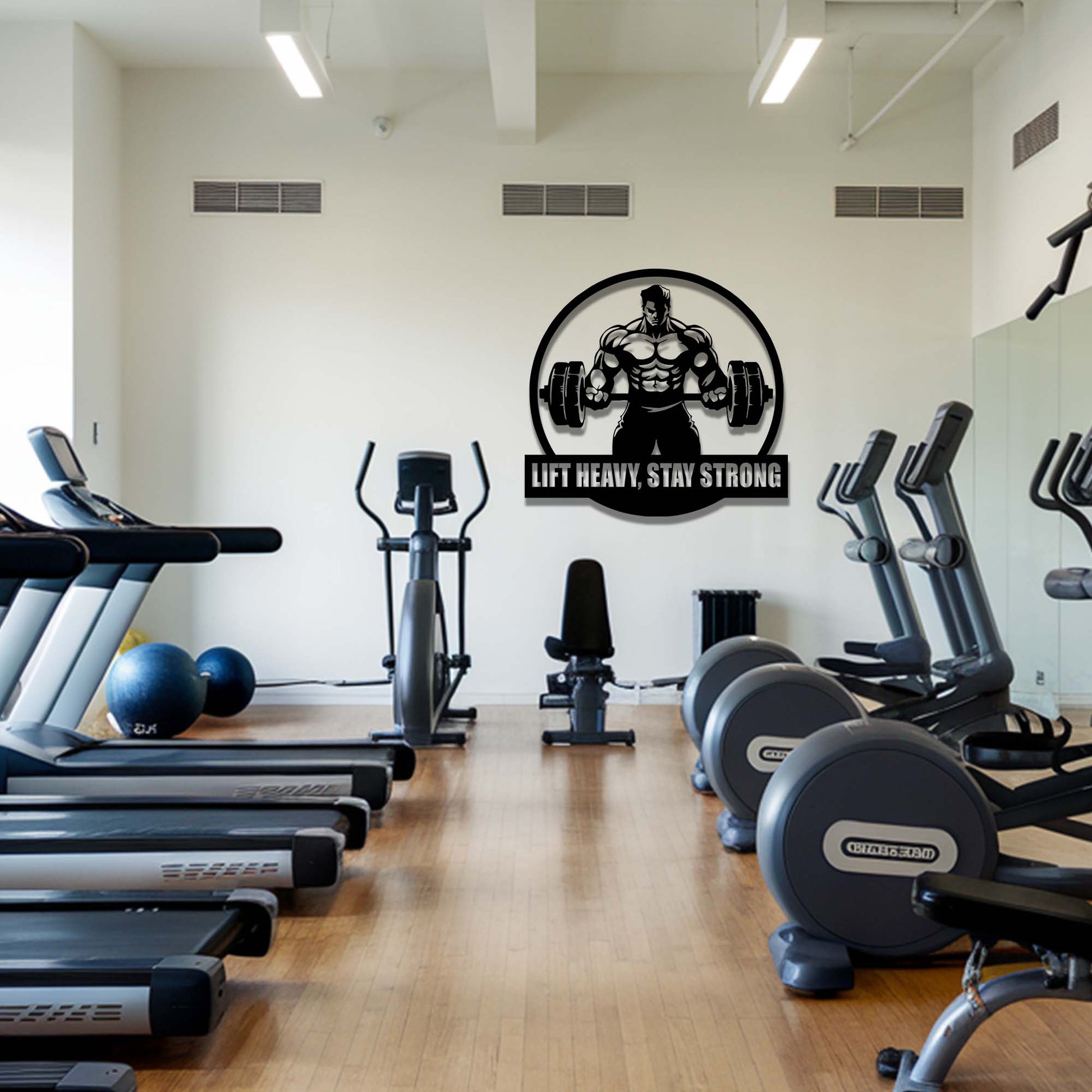 Garage Gym Sign Wall Decor For Workout Space