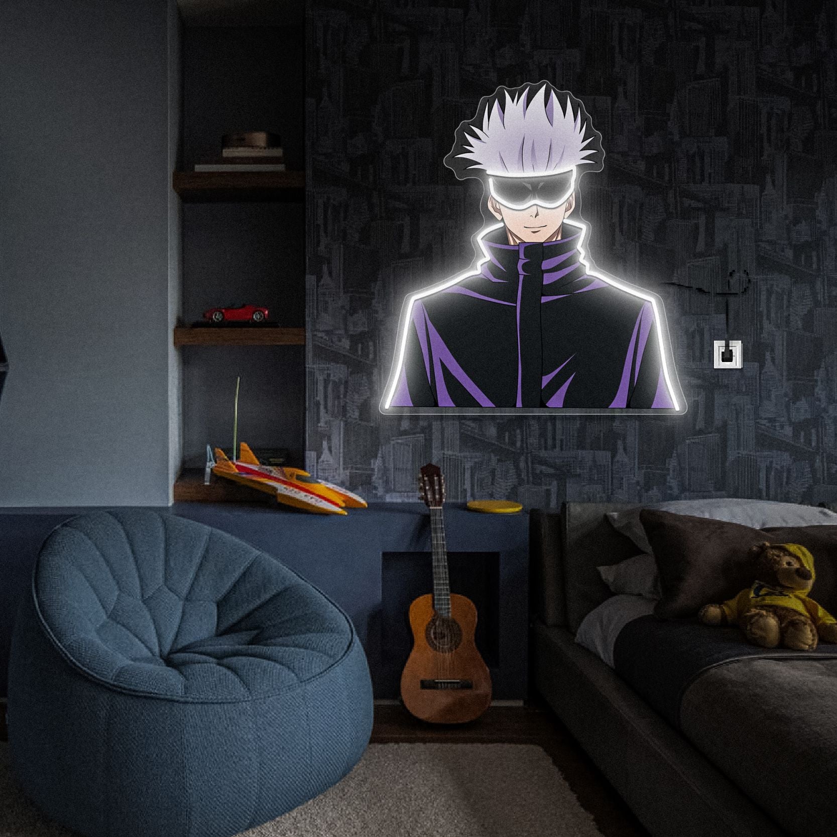 Gojo Neon Sign Wall Decor