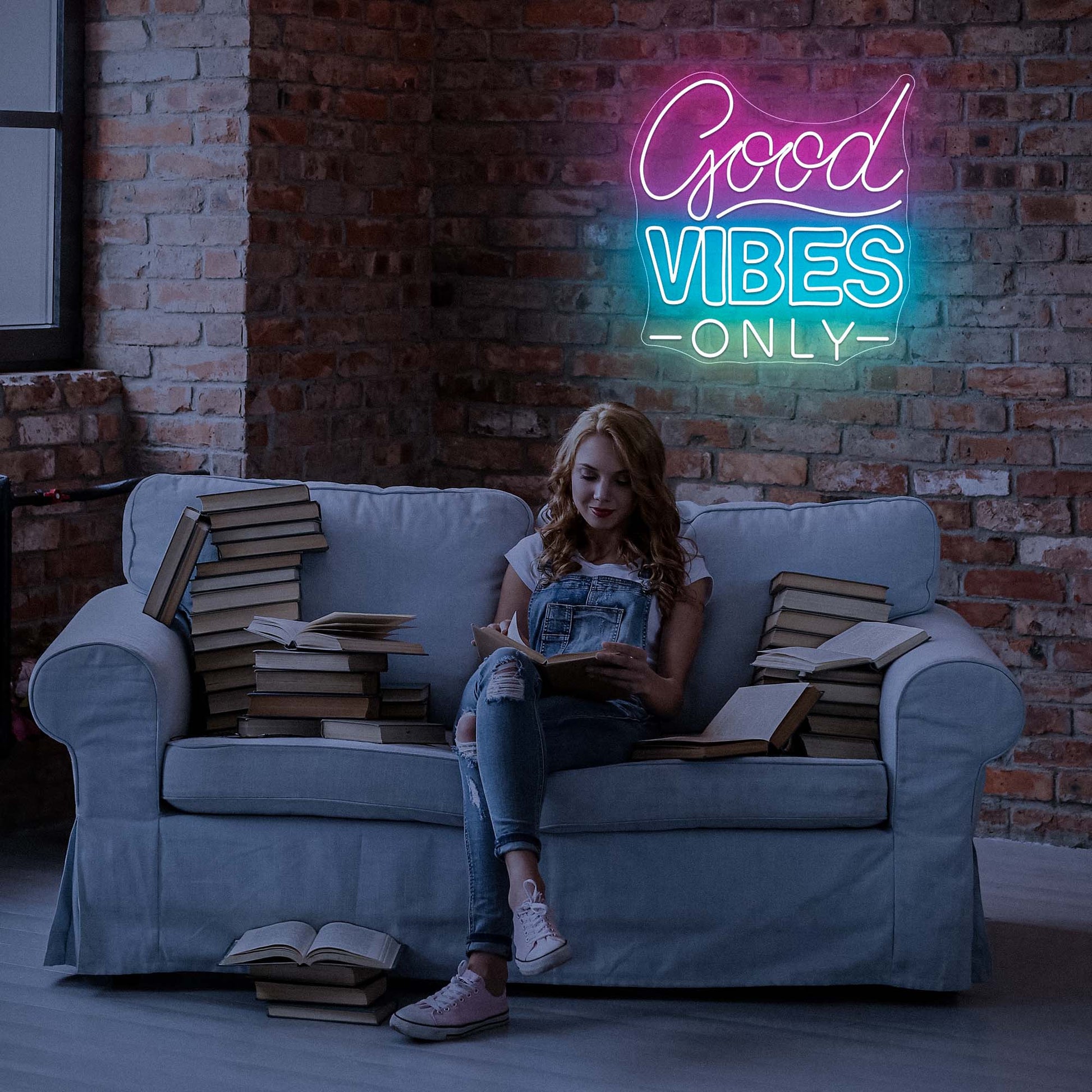 Good Vibes Only Sign Wall