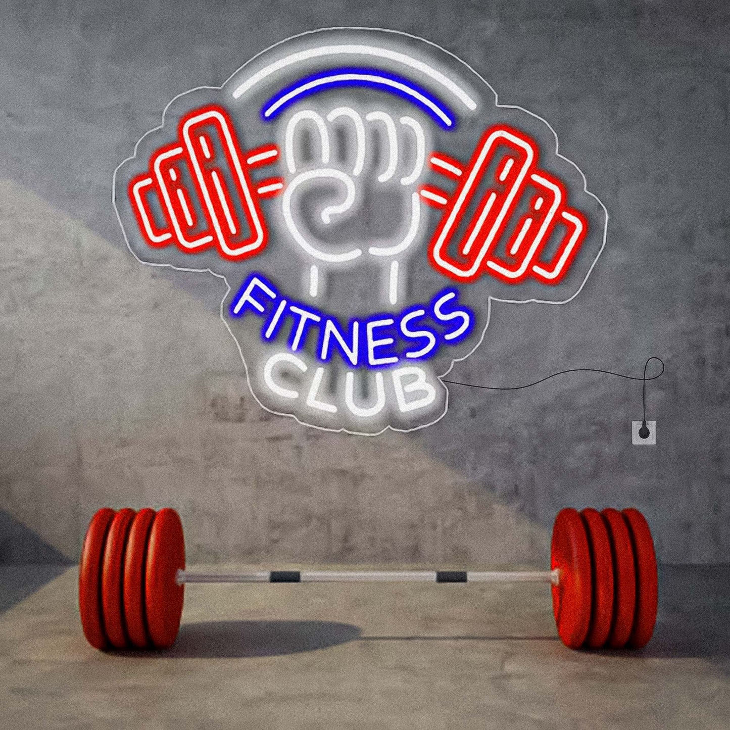 Gym Neon Sign Wall